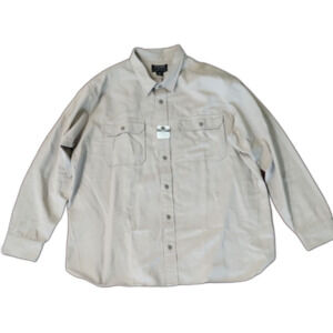 NWT Filson Men's Chino Twill Shirt, Twine, Size XXXL